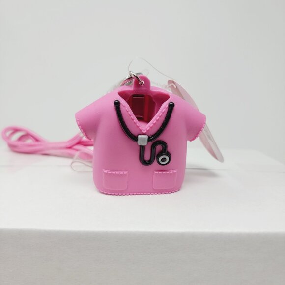 Bath & Body Works Scrubs Medical Field Pocketbac PINK Lanyard Holder - Picture 2 of 7